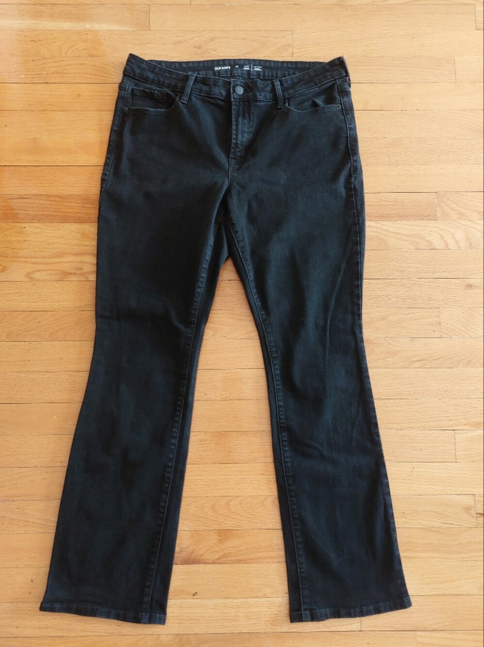 Old Navy Black Boot Cut Jeans